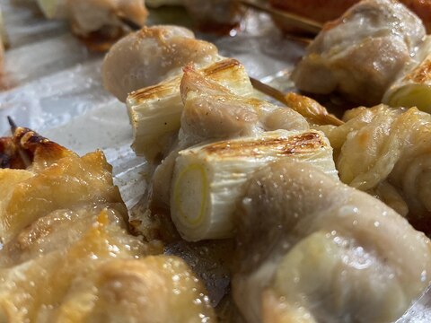 魚焼きグリルで簡単!焼き鳥ねぎま